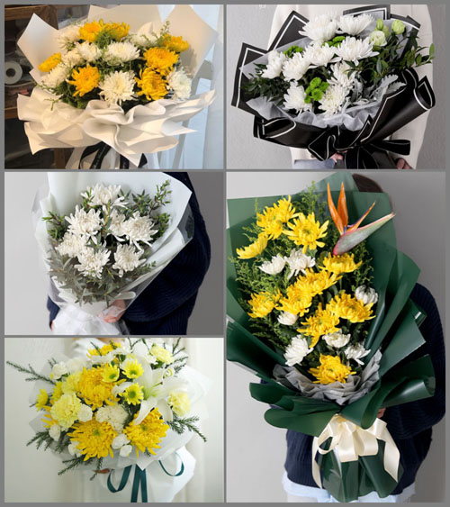 山东聊城临清市烟店镇白事花束代送